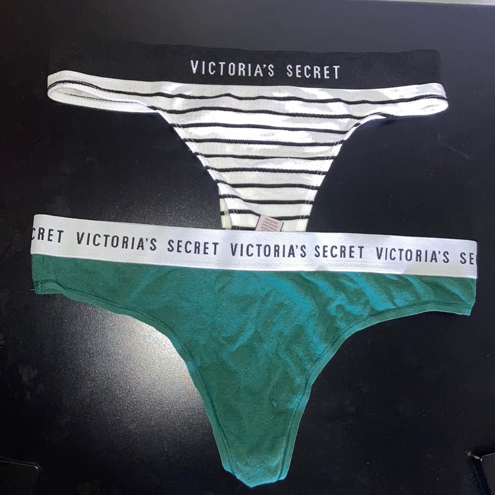 2 Victoria’s Secret thongs